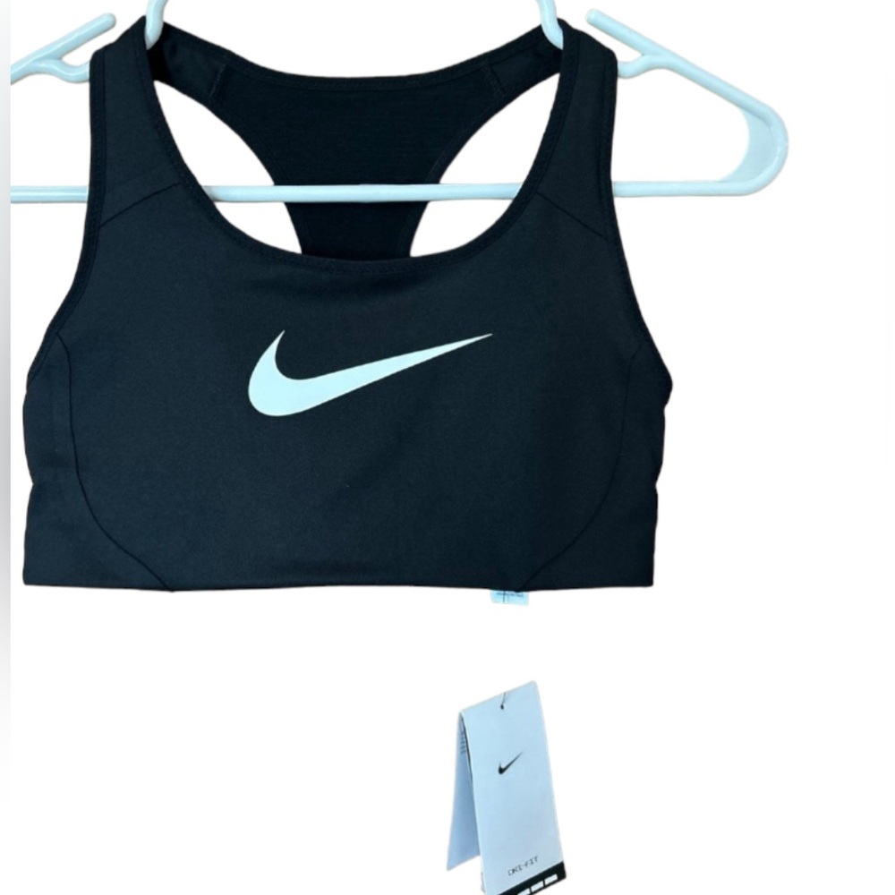🆕 Nike Womens Victory Shape Black/White High Support Sports Bra ~ COPY ~ 1 LEFT - Picture 16 of 16